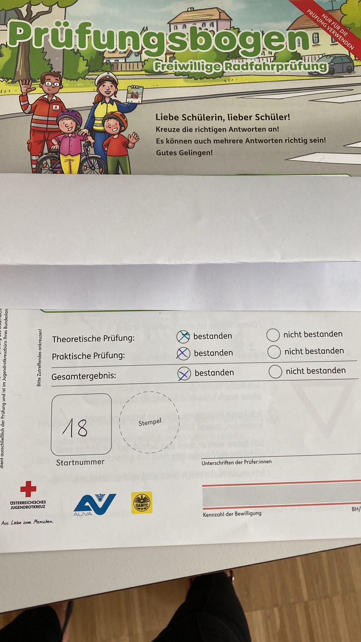 🚲🎉 Erfolgreiche Fahrradprüfung 🎉🚲