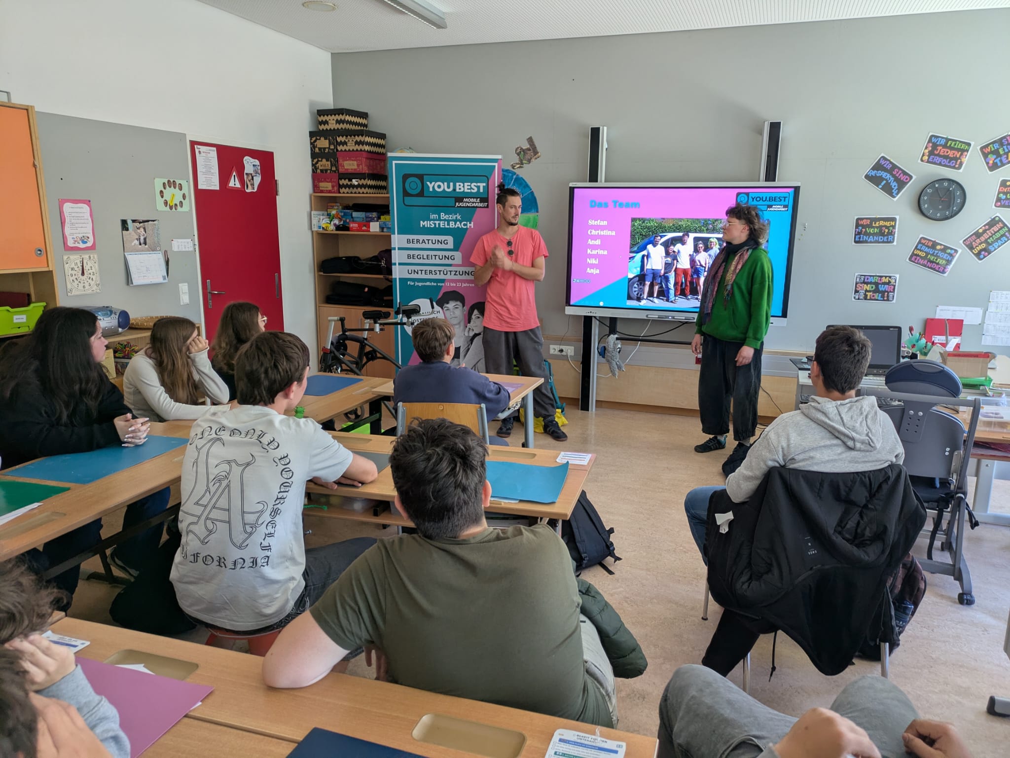 🤝 Streetworker zu Besuch in der 7. Klasse!