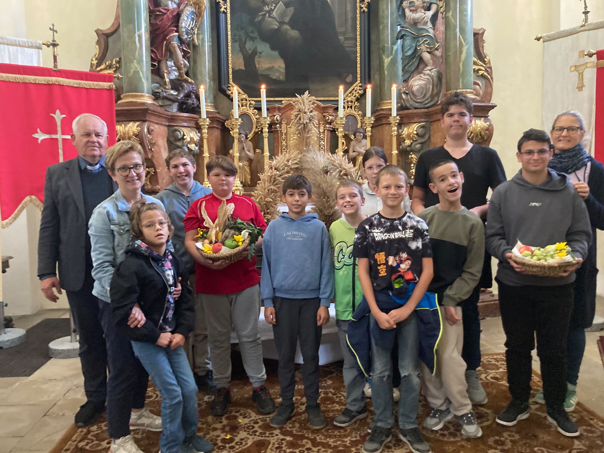 🌾🍎 Ein Besuch beim Pfarrer – rund um das Erntedankfest