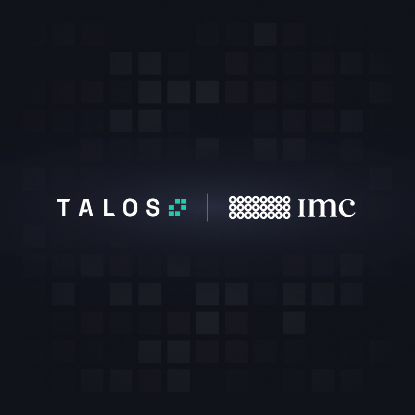 IMC Joins the Talos Provider Network to Bring Institutional-Grade Liquidity to Digital Asset Traders
