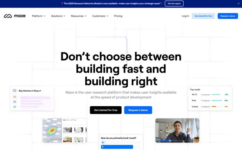 Maze homepage
