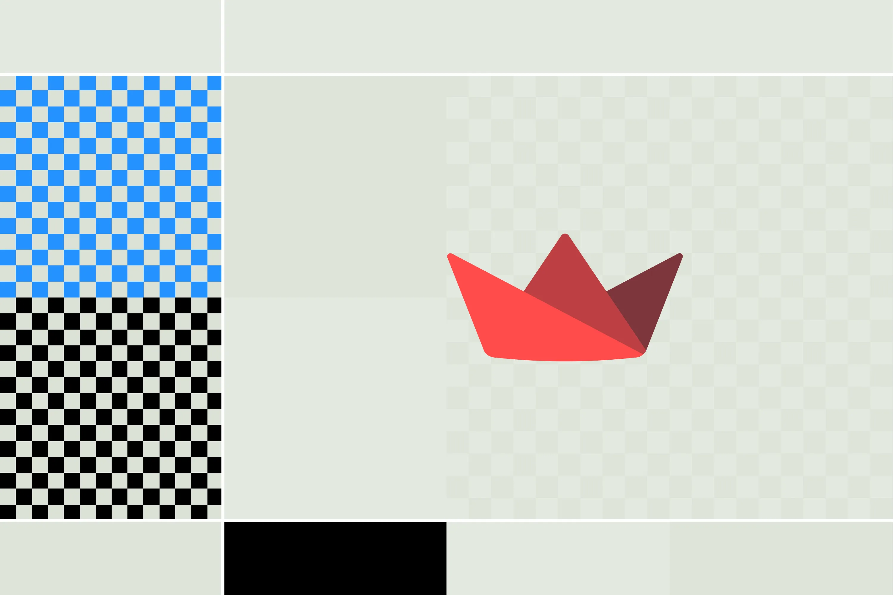 Colourful Streamlit logo overtop of a patterned background