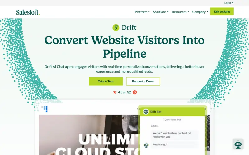 Drift home page