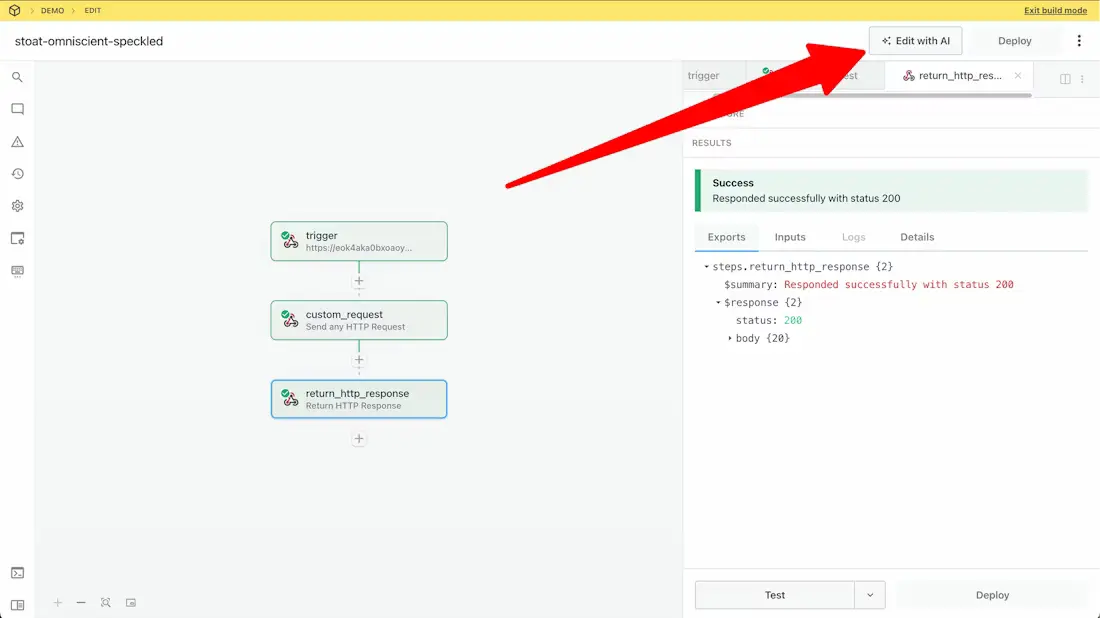 A screenshot of a Lindy.ai workflow for web monitoring with a logic branch for "Changes or updates?".
