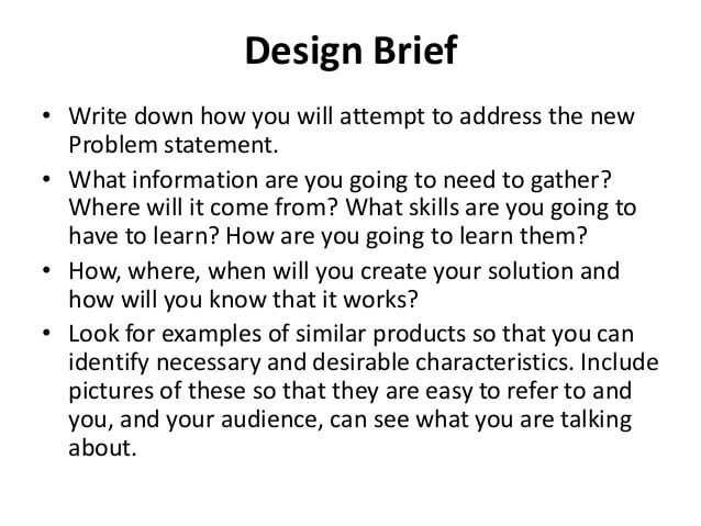 Product Brief Template PDF