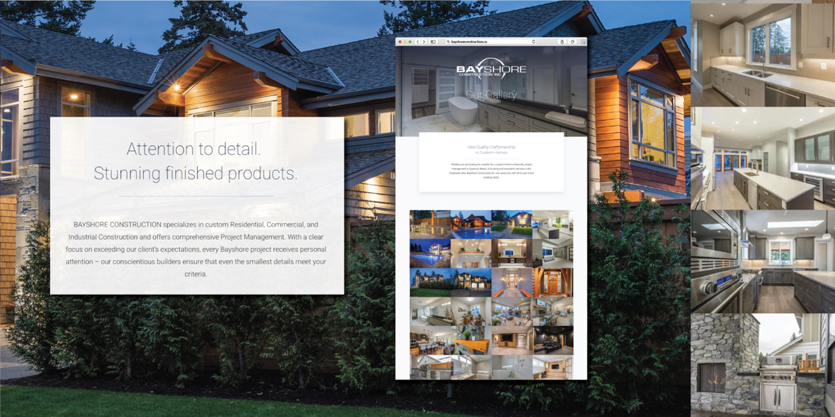 Bayshore Construction Website Collage