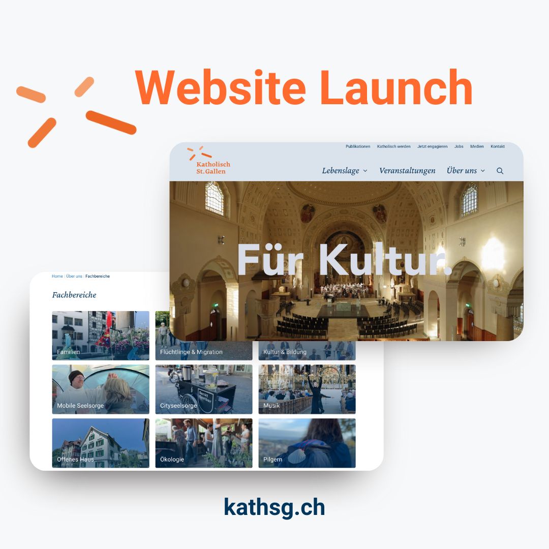 Website Mock-up Kath StGallen