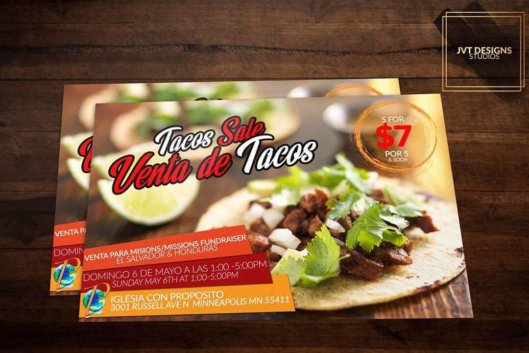 Postcard for tacos for sale