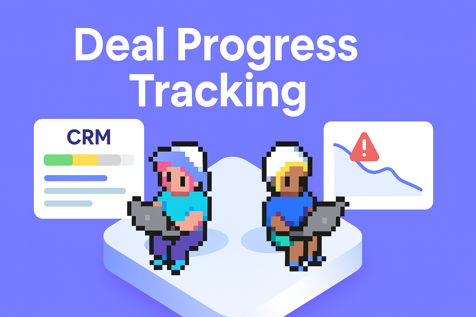 Deal Progress Tracking - AI agents monitoring CRM systems and sales analytics with real-time deal tracking software dashboard