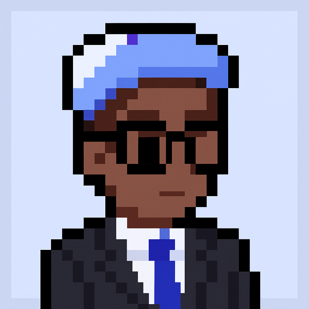 Account Health Assessment Meeting Agent avatar - professional AI assistant for key account managers wearing glasses and business attire