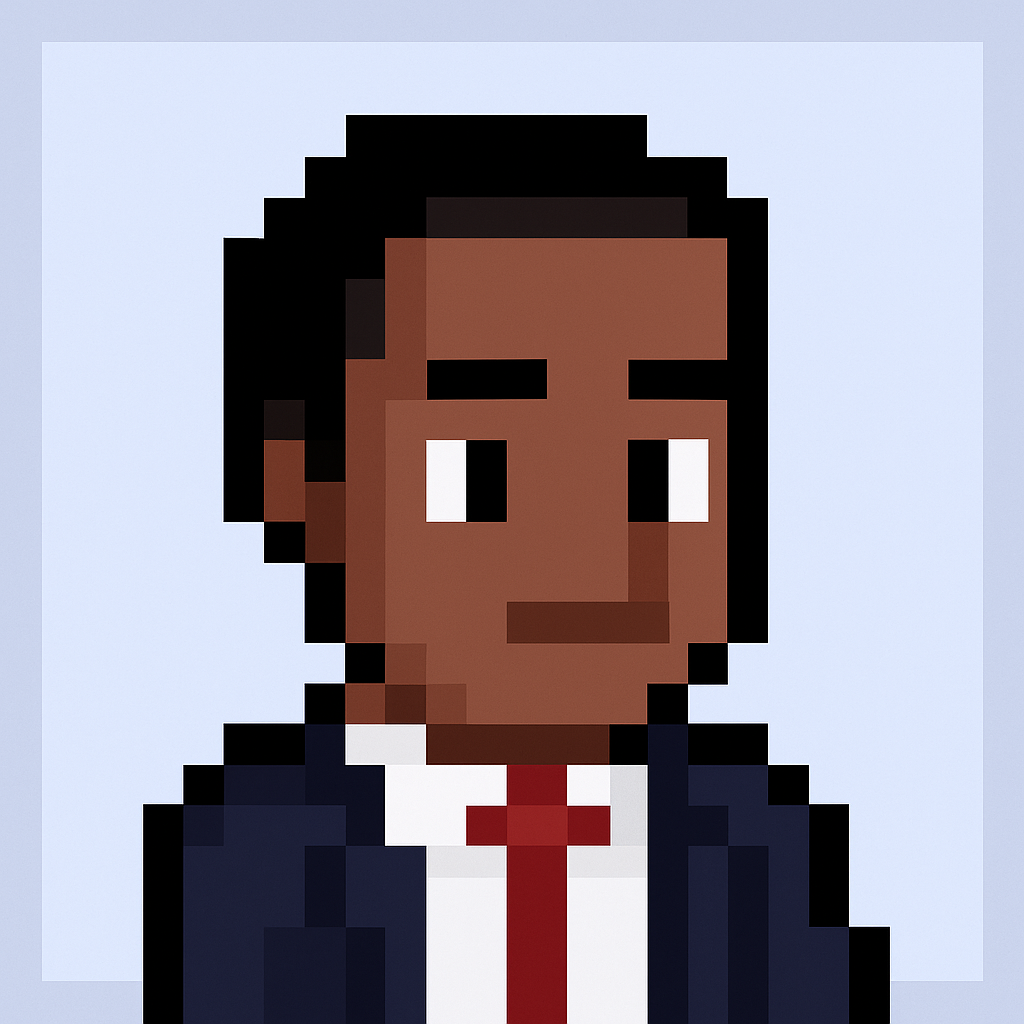 Professional AI agent avatar for key account managers conducting account health check meetings and client relationship management