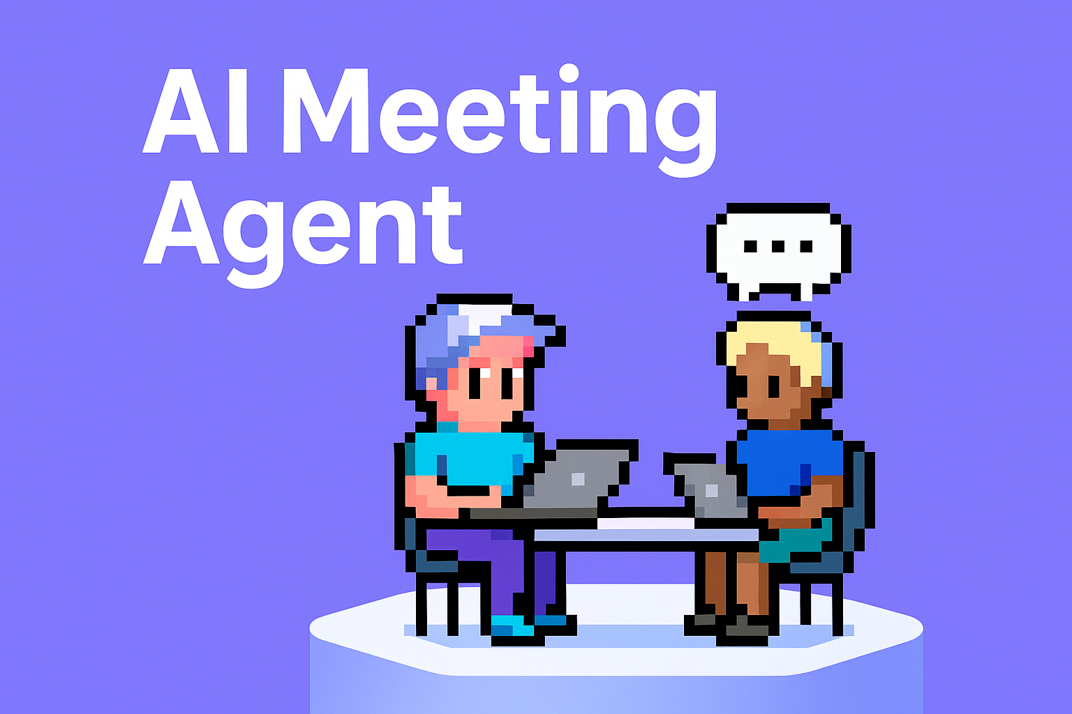 AI Meeting Agent - two professionals using laptops for client escalation meetings and escalate call management