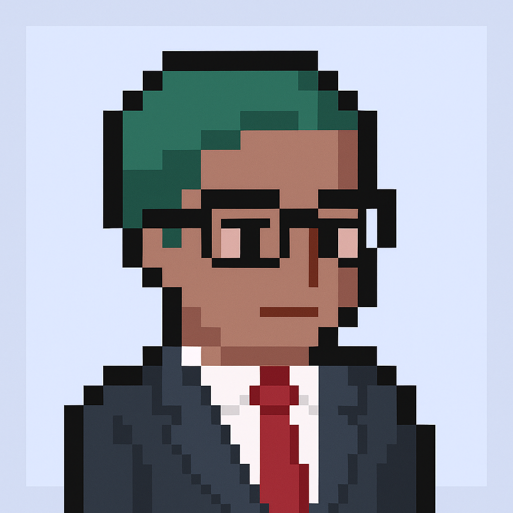 Contract renewal negotiation AI agent avatar with green hair and glasses for key account managers