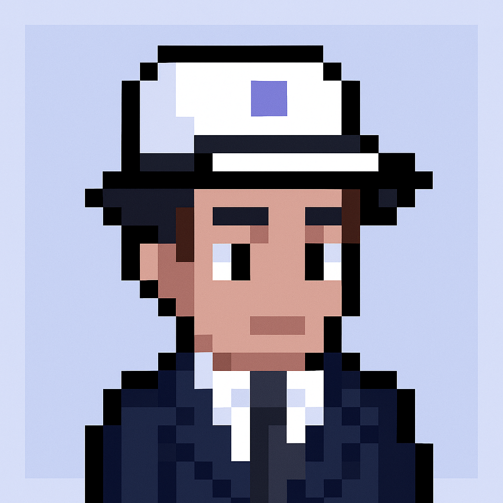 Professional AI agent avatar in business suit representing contract renewal negotiation automation for key account managers