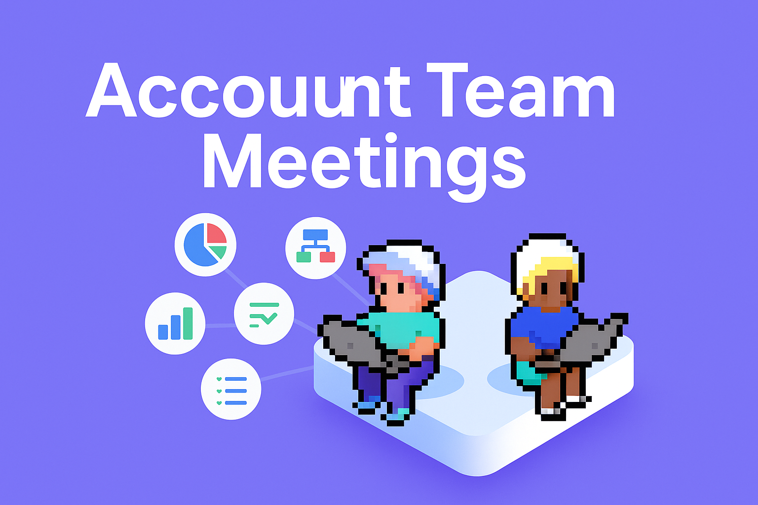 Account Team Meetings - AI agents automating cross functional team collaboration with data analytics, charts, and project management tools for business operations managers
