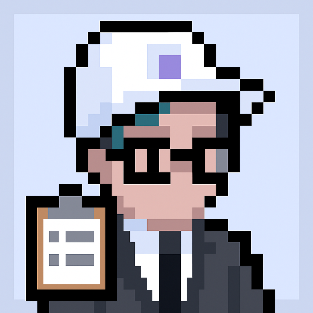 Editorial calendar planning AI agent avatar - professional content strategy manager with clipboard and checklist for editorial strategy optimization