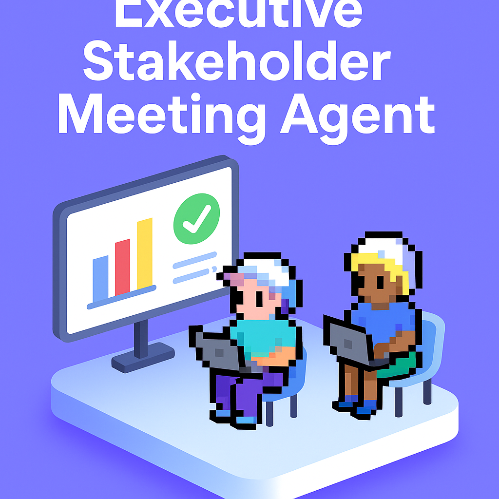 Executive Stakeholder Meeting Agent - AI-powered meeting planner for key account managers with automated research and presentation tools