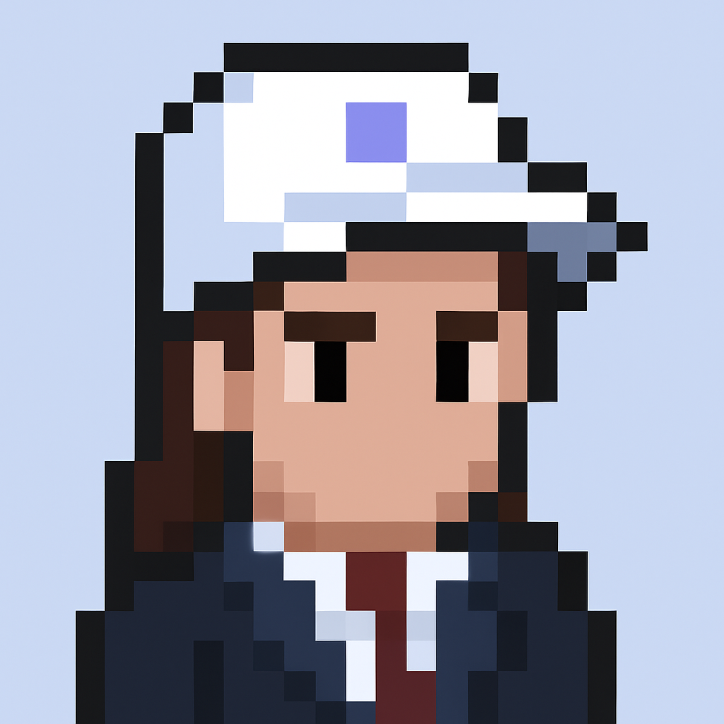 Issue resolution meeting agent avatar - professional AI assistant for key account managers with pixel art style design