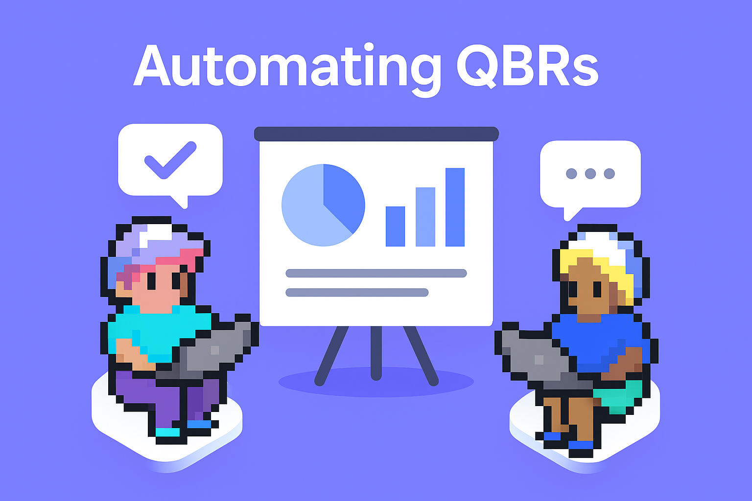 Automating QBRs - AI agents streamlining quarterly business review meetings for key account managers with automated data analysis and personalized presentations