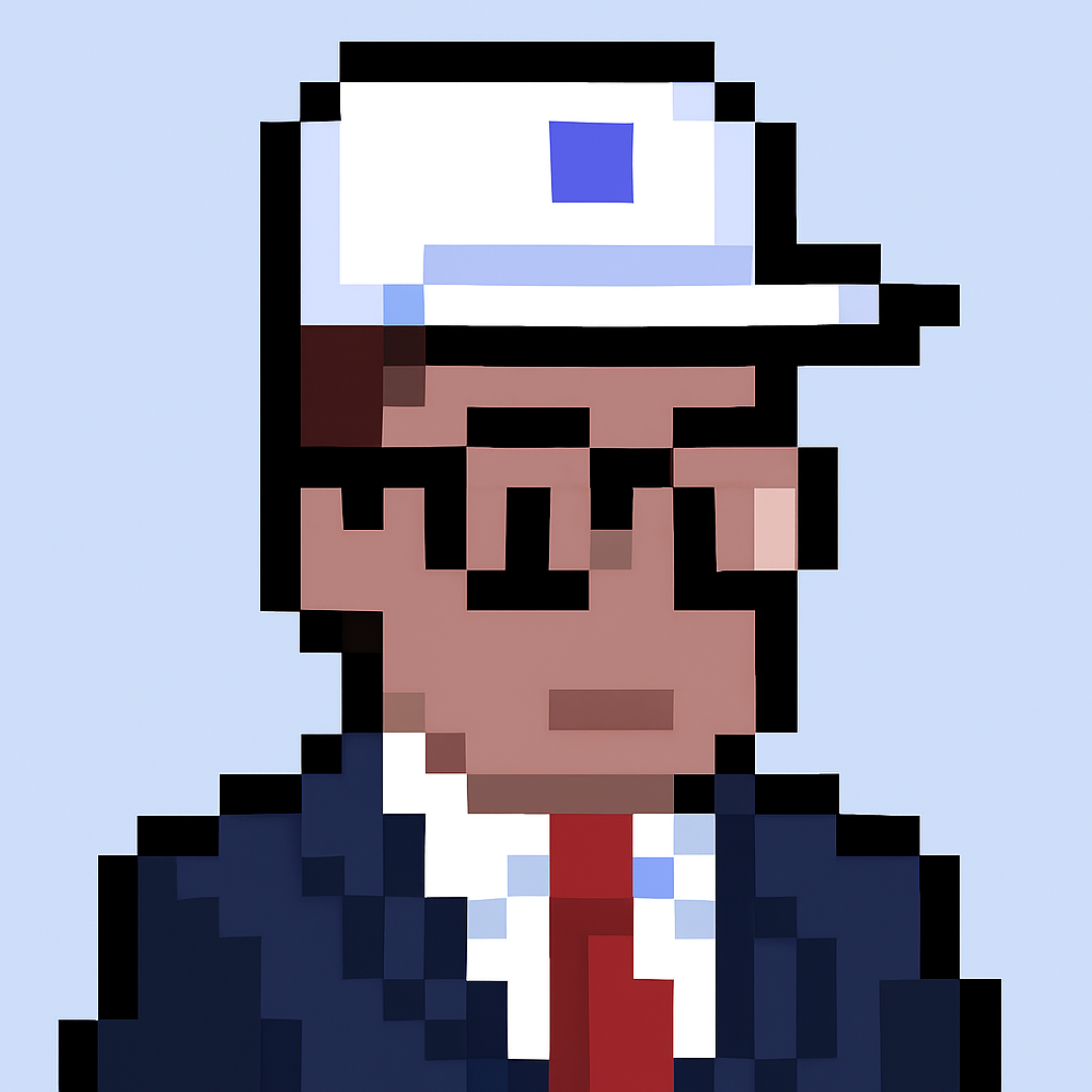 Professional QBR meeting agent avatar for Key Account Managers - AI-powered quarterly business review assistant wearing business attire with glasses and cap