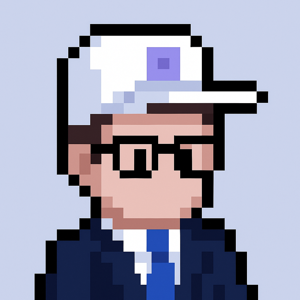 QBR meeting agent avatar - professional AI assistant for revenue enablement managers wearing glasses and business attire