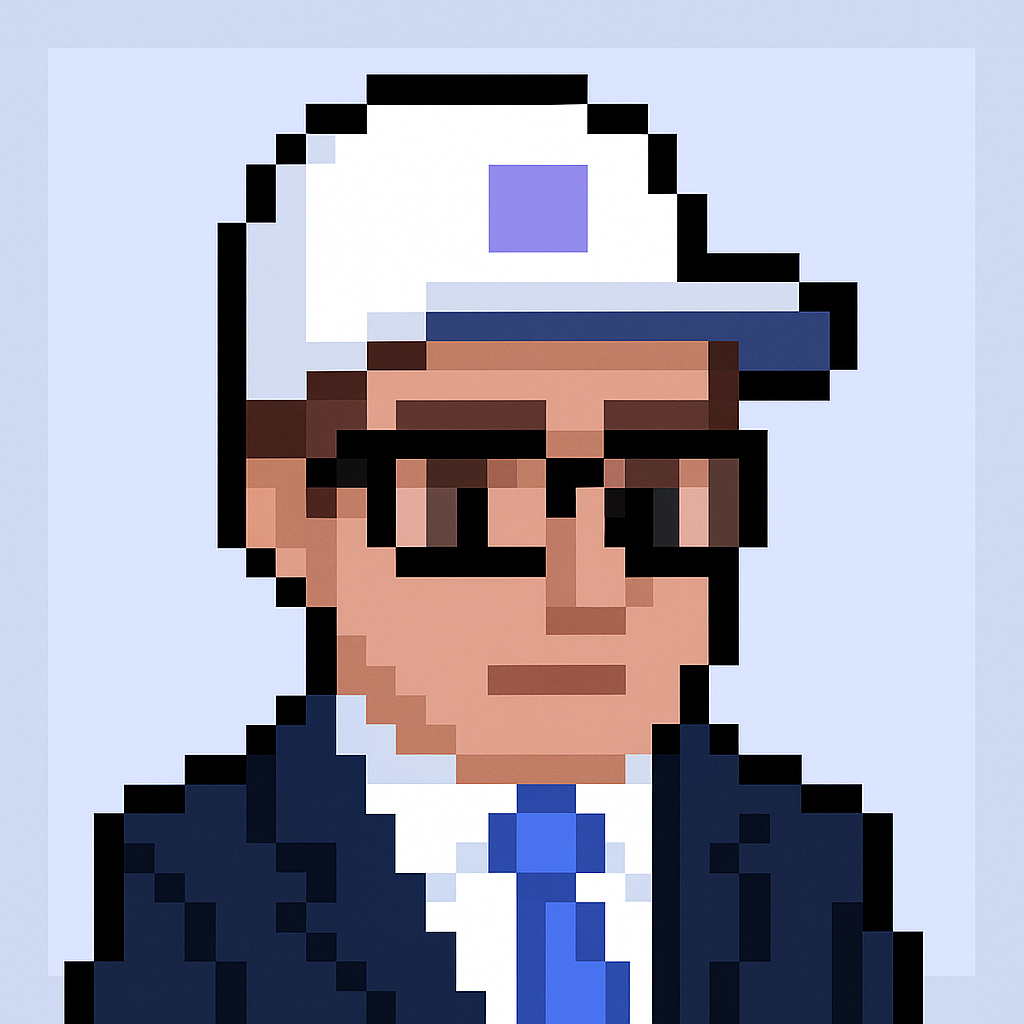 QBR Meeting Agent AI avatar - professional sales VP character with glasses and business attire for quarterly business review automation