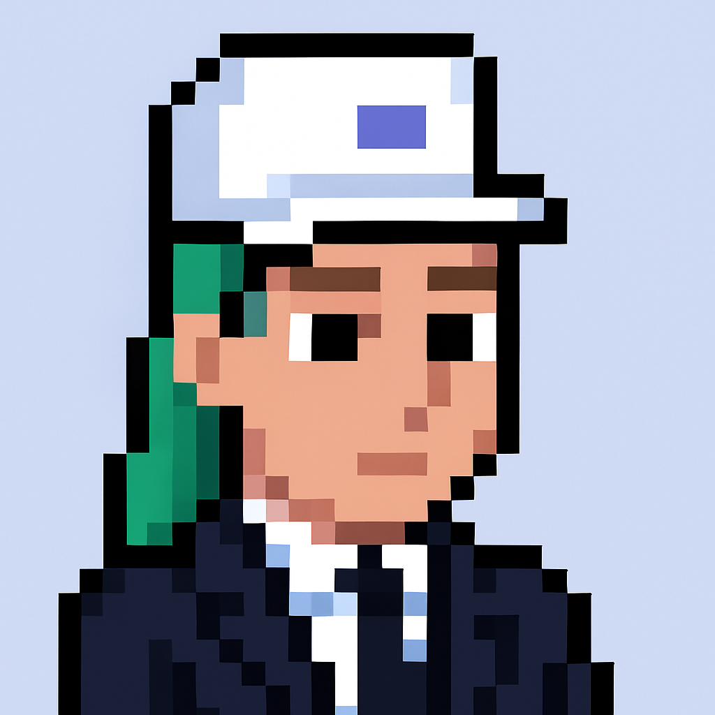 Professional AI agent avatar for quarterly business review automation - brand manager with green hair in business attire representing QBR meeting planning expertise