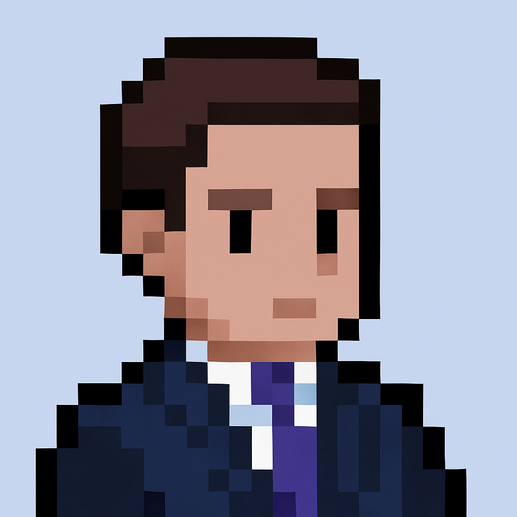 Strategic partnership planning AI agent avatar - professional key account manager in business suit for automated meeting coordination and partnership strategy development