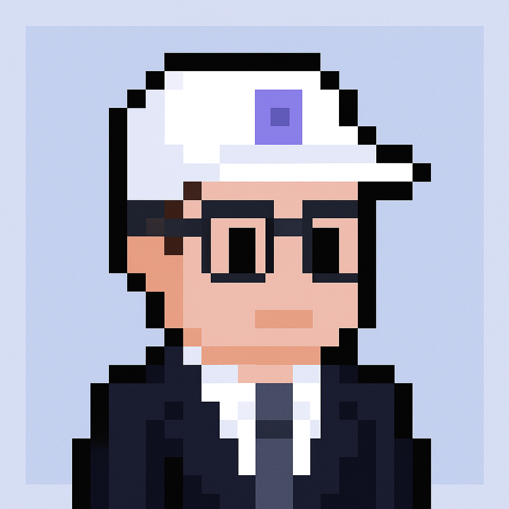 System Health Review Meeting Agent avatar - professional Operations Technology Manager AI assistant with glasses and formal attire for IT system monitoring and meeting automation