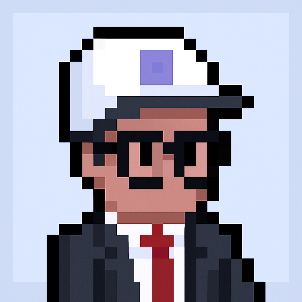 Strategic sourcing planning AI agent avatar - professional vendor management specialist with white cap and business suit for procurement best practices