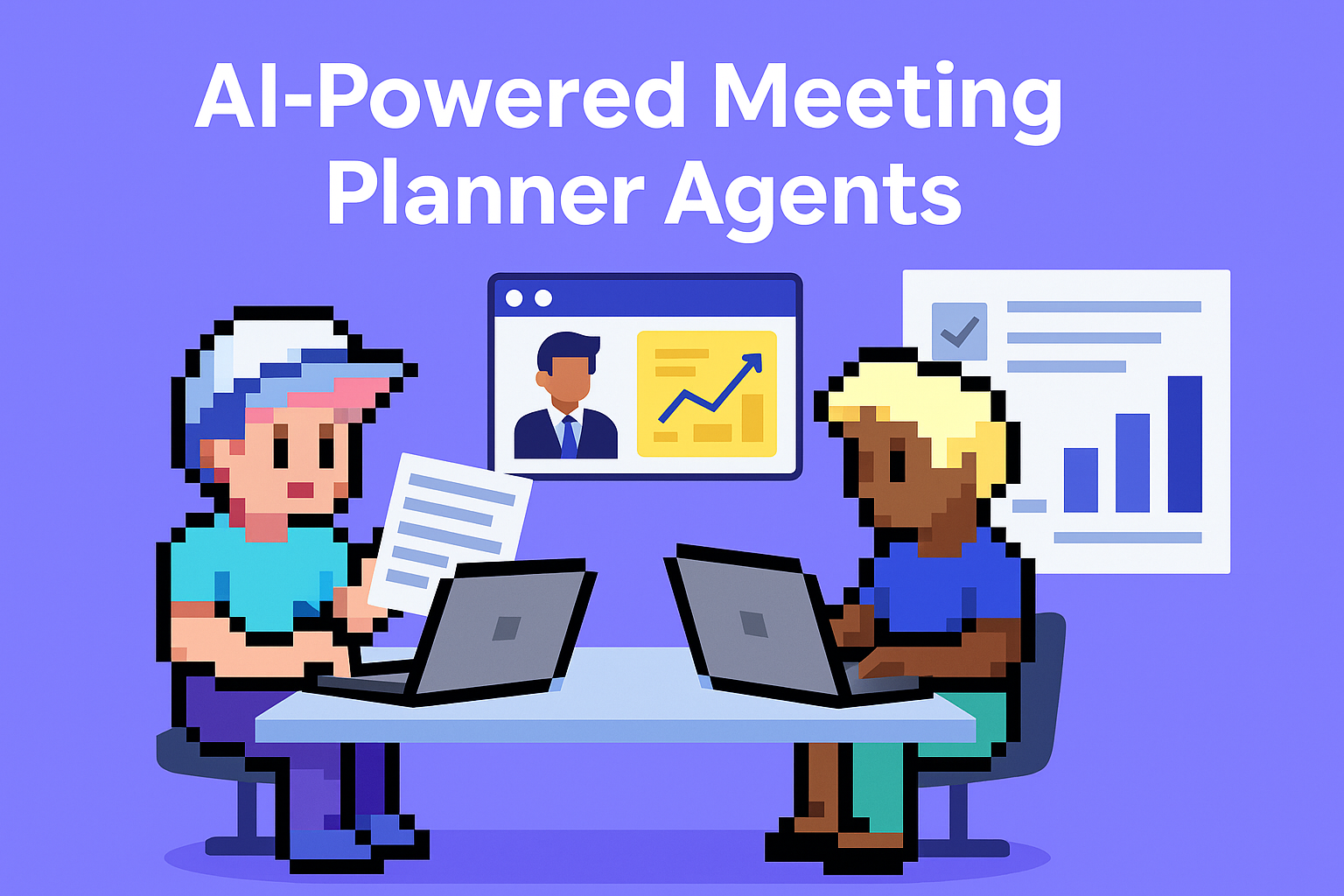 AI-Powered Meeting Planner Agents for technology vendor evaluation - digital transformation managers using automated software vendor selection tools with competitive analysis dashboards and evaluation matrices