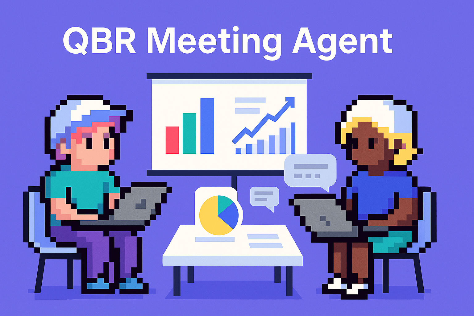 QBR Meeting Agent - AI-powered quarterly business review meeting with data analysis and presentation charts