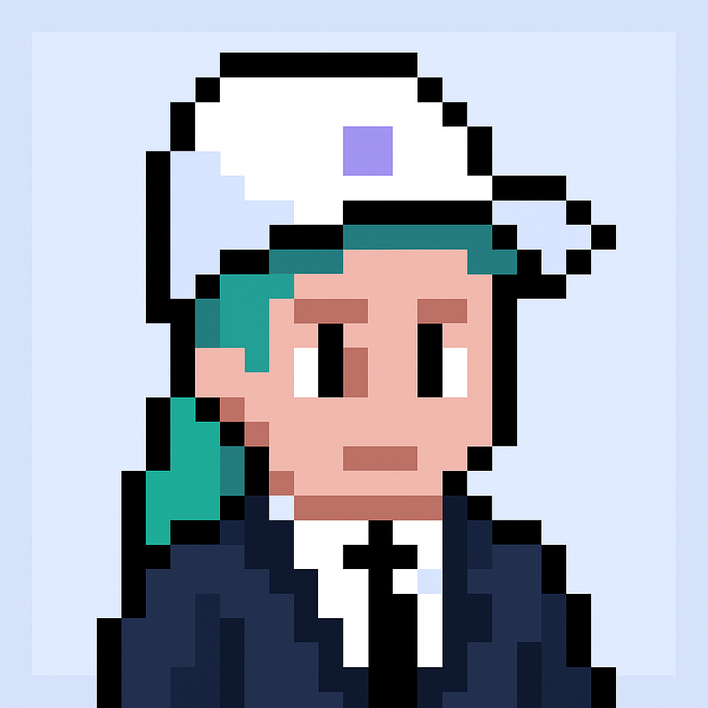 Customer Health Check Meeting Agent avatar - professional AI assistant for key account managers with teal hair and business attire