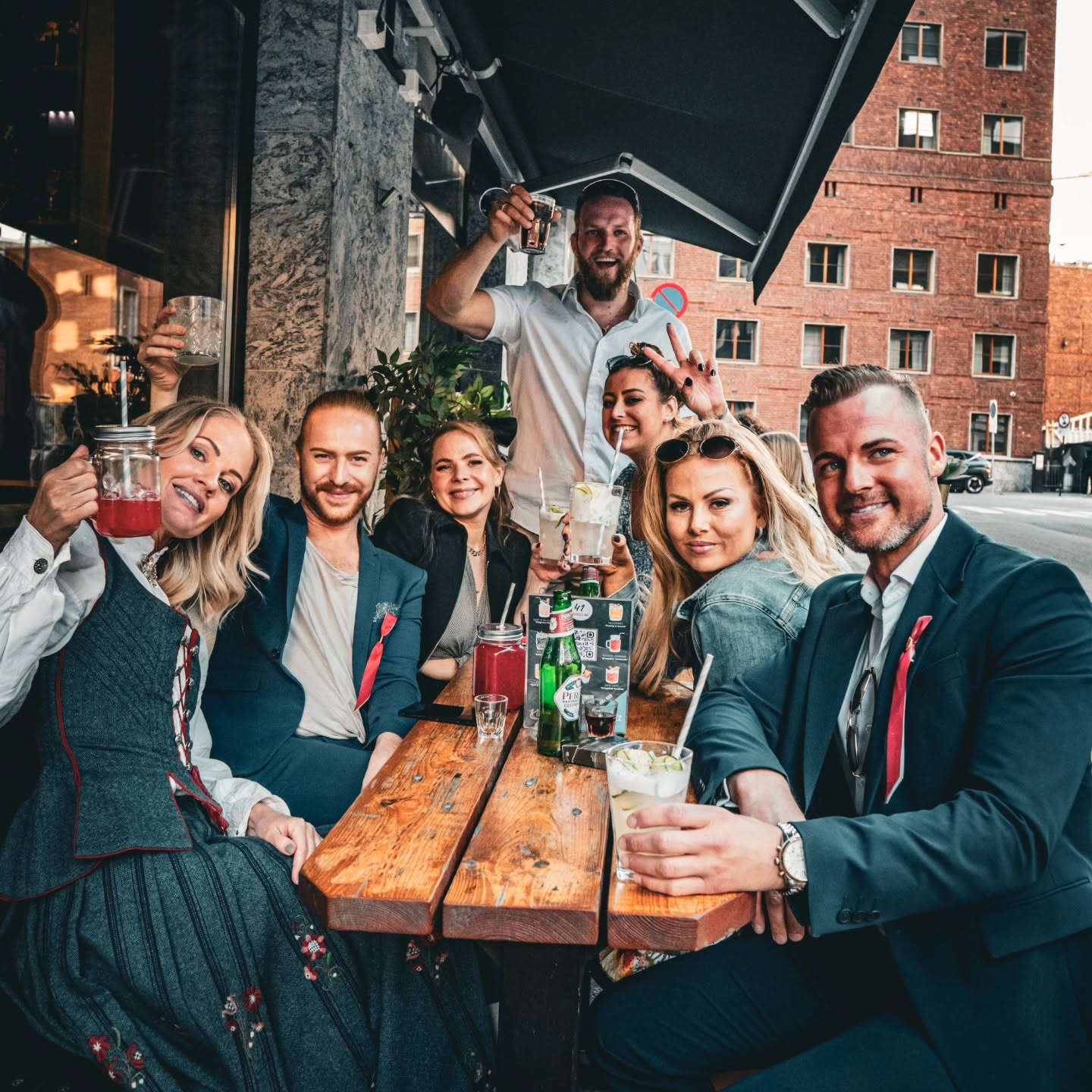 Intim bar i Oslo sentrum med uteservering