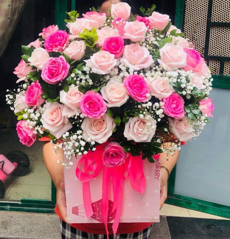 lẵng hoa chúc mừng 22/12