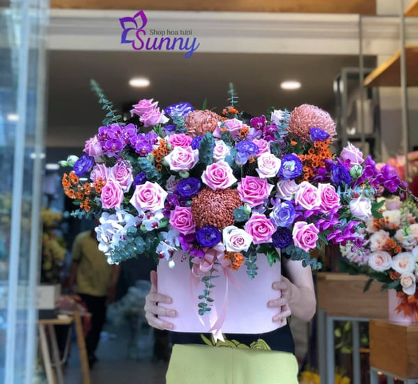 hoa sinh nhật Hà Nội