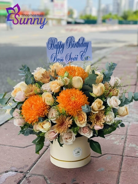 hoa sinh nhật Hà Nội