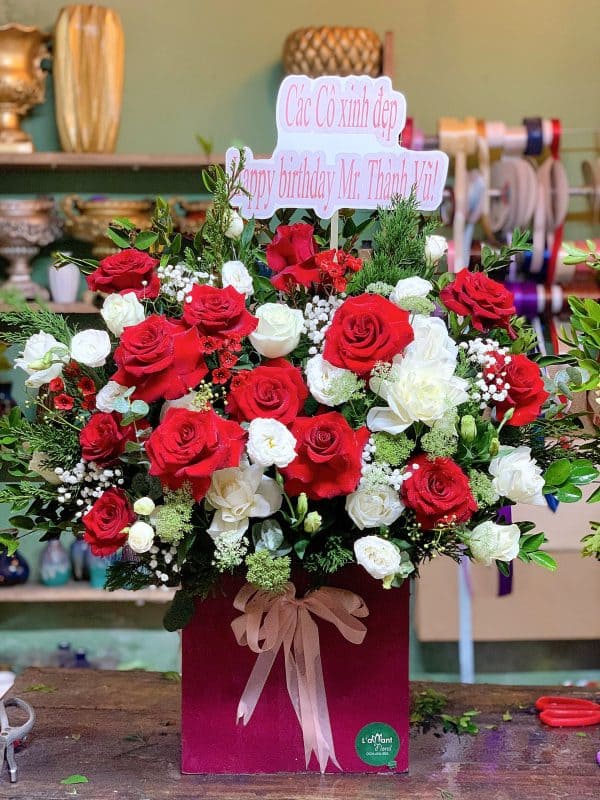 hoa sinh nhật Hà Nội