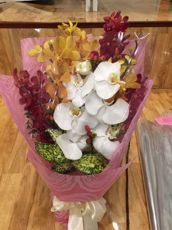 bó hoa lan đẹp tặng sinh nhật