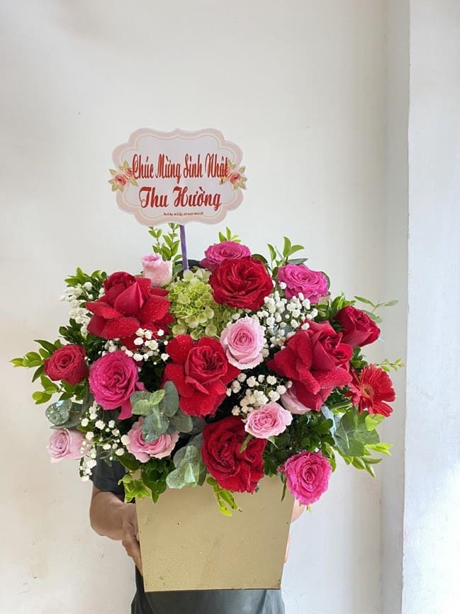 hoa sinh nhật tặng bạn