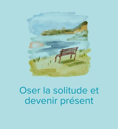 Une citation et un banc vide devant la mer
