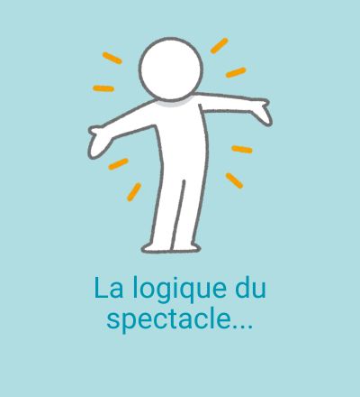 un bonhomme qui se met en première ligne et veut se faire voir