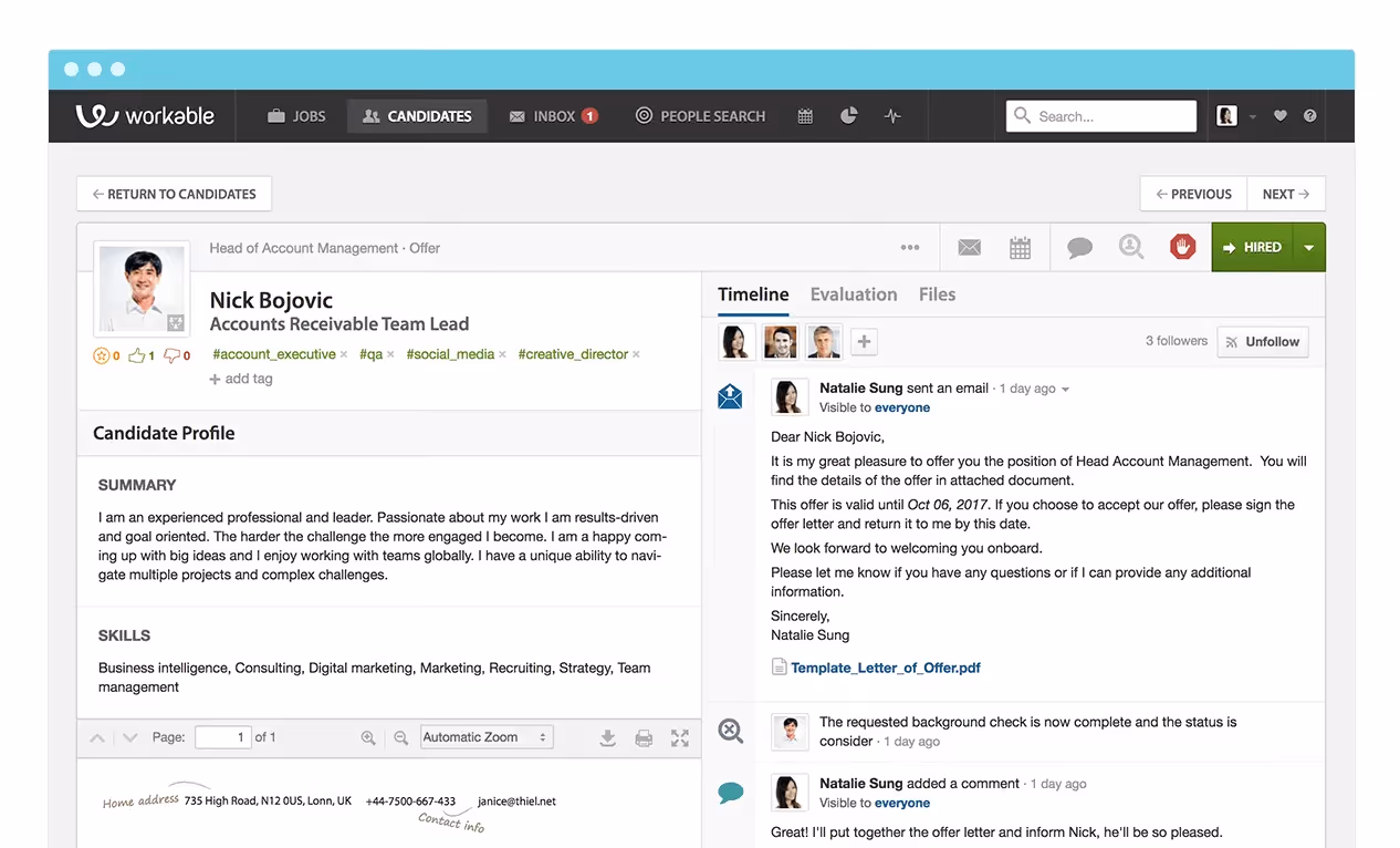 Record the interview with Noota
