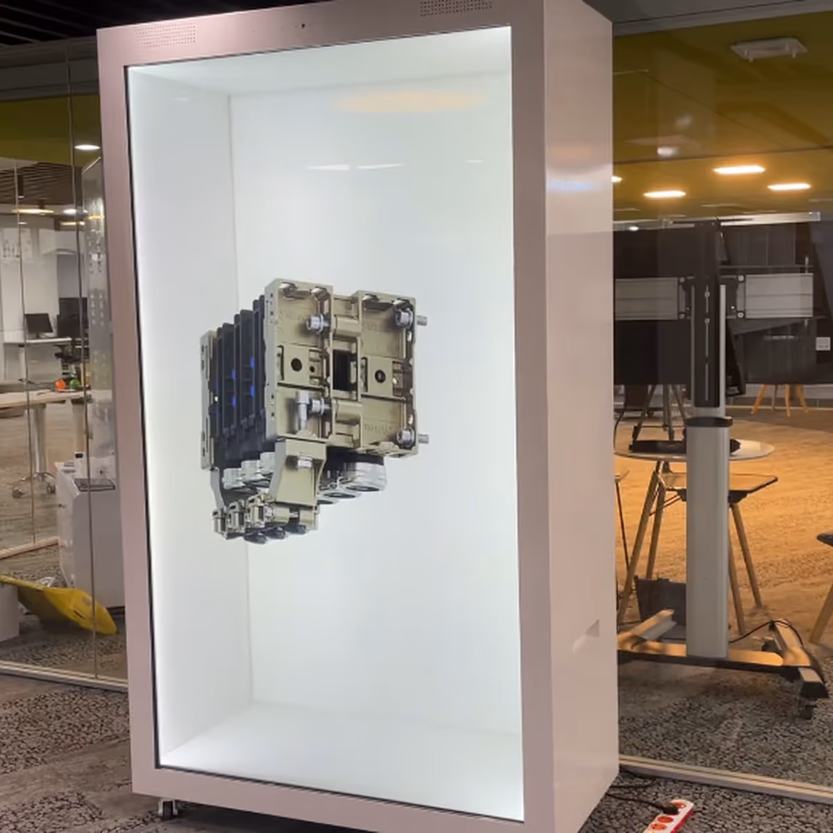 Capgemini AI holographic receptionist powered by HoloBox911