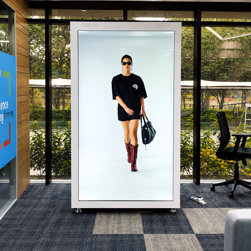 Maruti Suzuki interactive HoloBox holographic display at MQFC 2025