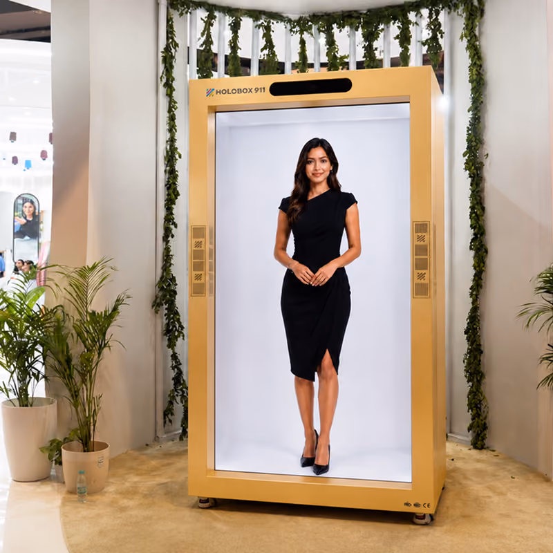 Capgemini AI holographic receptionist powered by HoloBox911