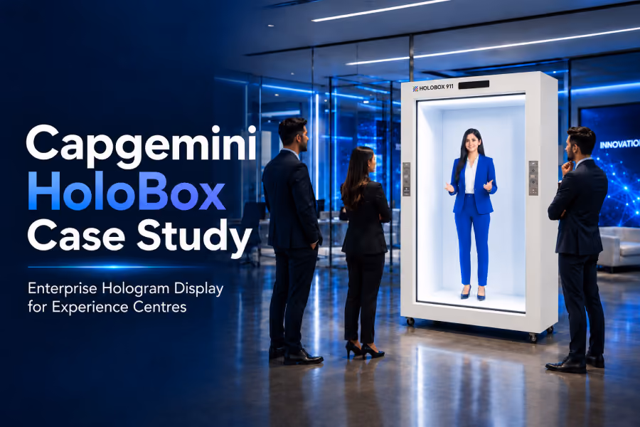 HoloBox911 digital avatar deployment for enterprise communication and presentations