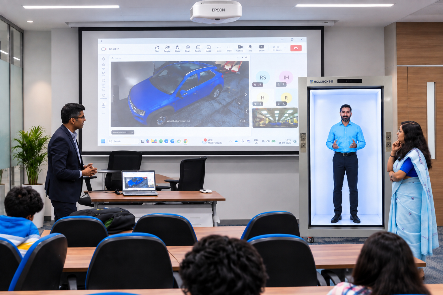 HoloBox911 displaying an immersive 3D product experience.