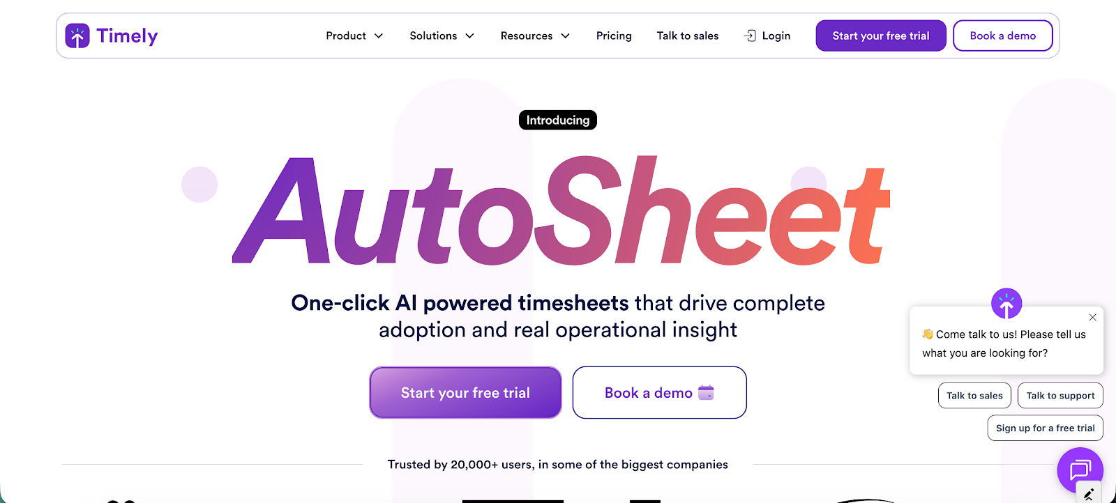 Timely is one of the best non-intrusive Time Doctor alternatives.