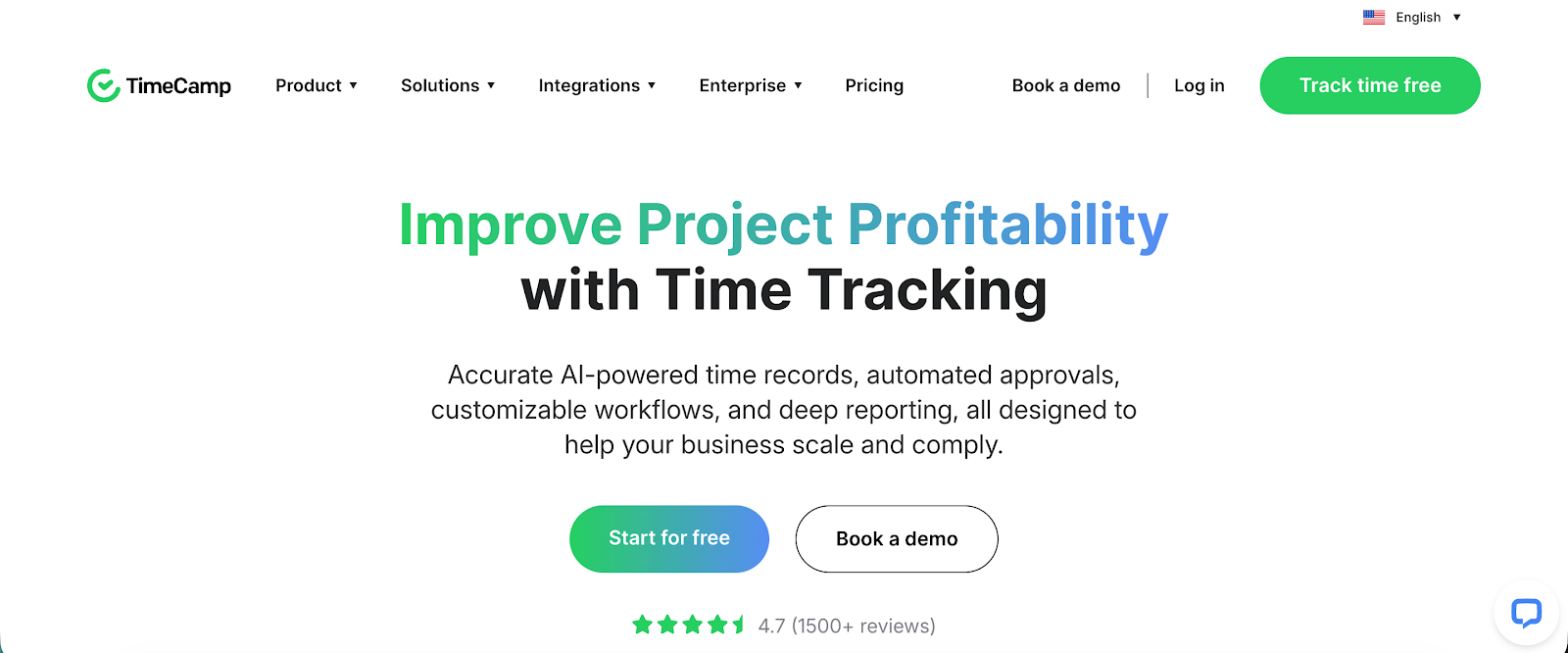 Time Doctor alternatives - TimeCamp